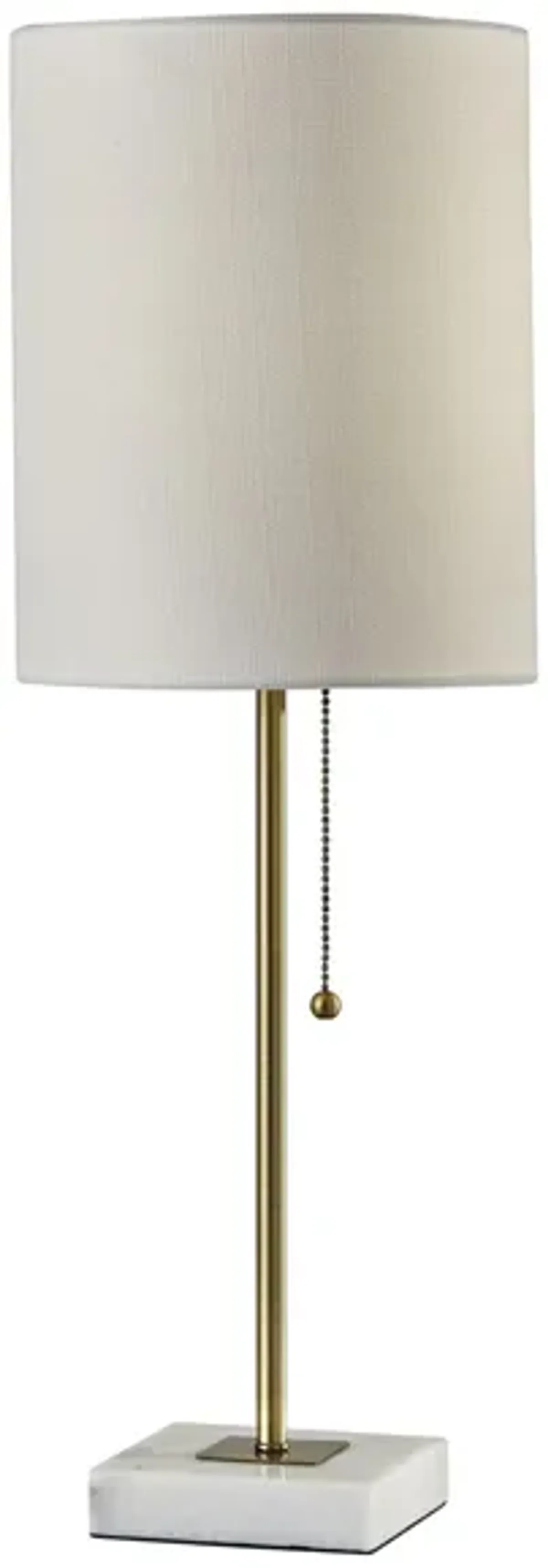 Fiona Table Lamp in Antiqued Brass by Adesso Inc