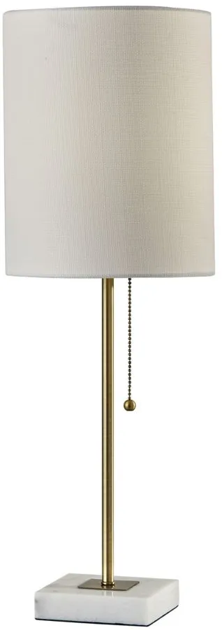 Fiona Table Lamp in Antiqued Brass by Adesso Inc