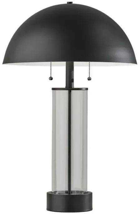 Troy Table Lamp in Black & Clear Glass by Adesso Inc