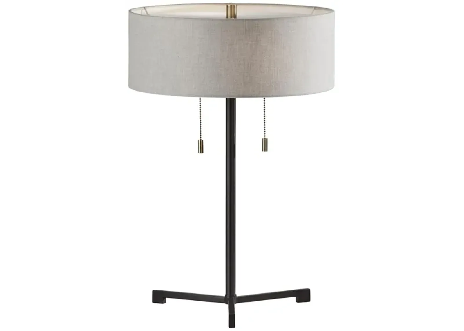 Wesley Table Lamp in Black by Adesso Inc