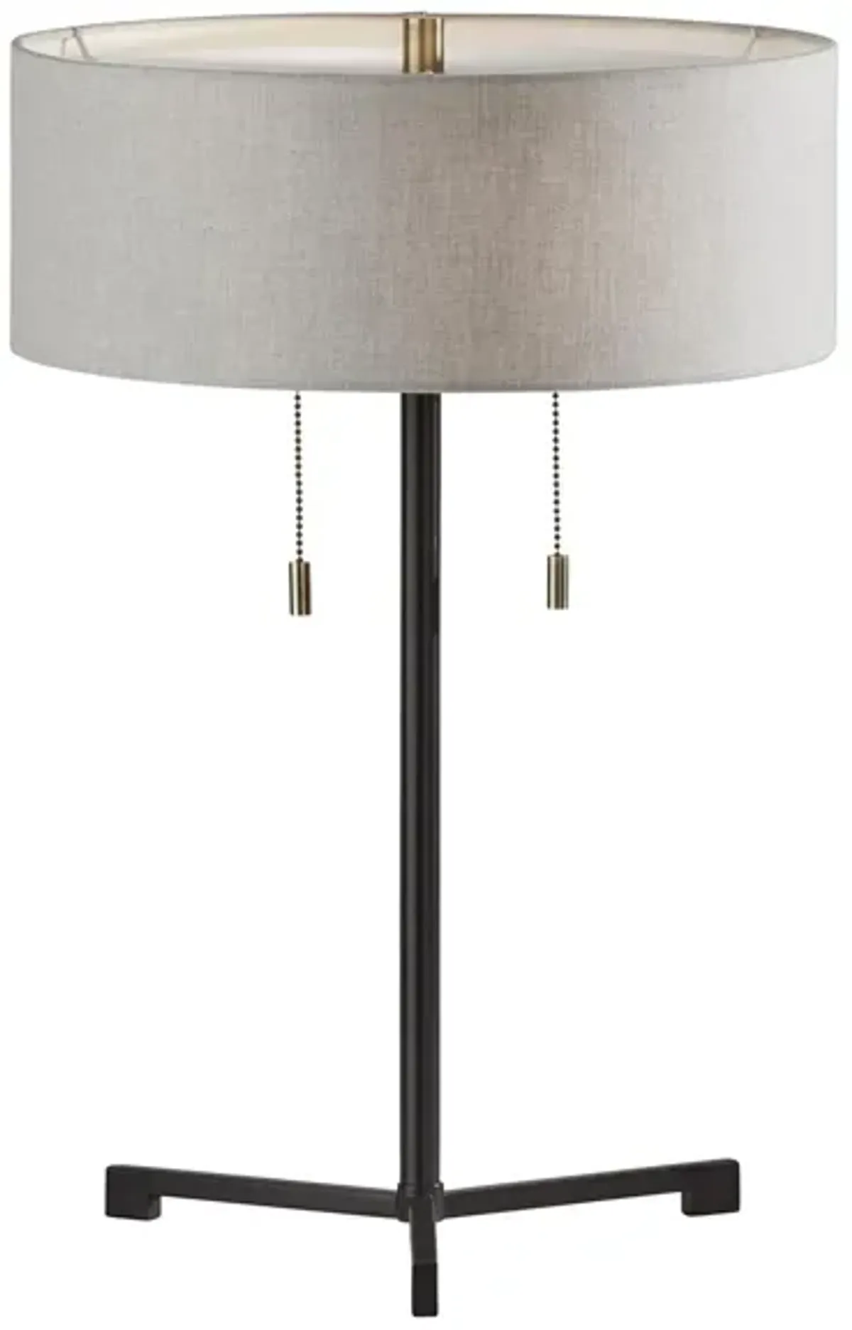 Wesley Table Lamp in Black by Adesso Inc