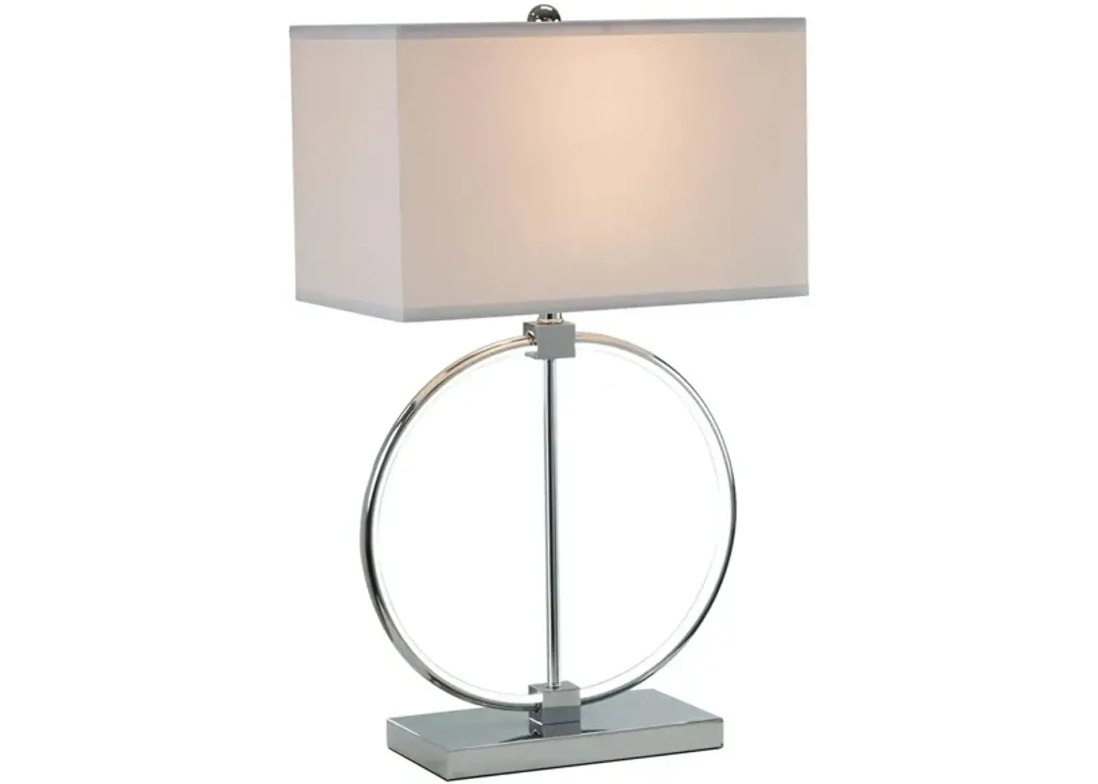 Iris Table Lamp in Chrome by Anthony California