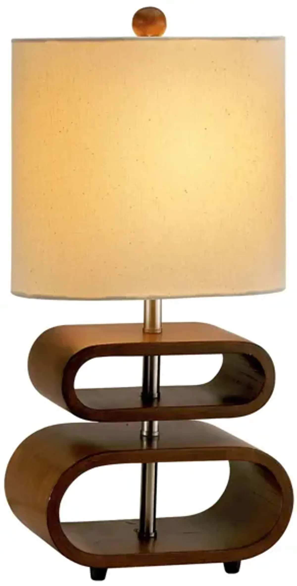 Rhythm Table Lamp in Walnut by Adesso Inc