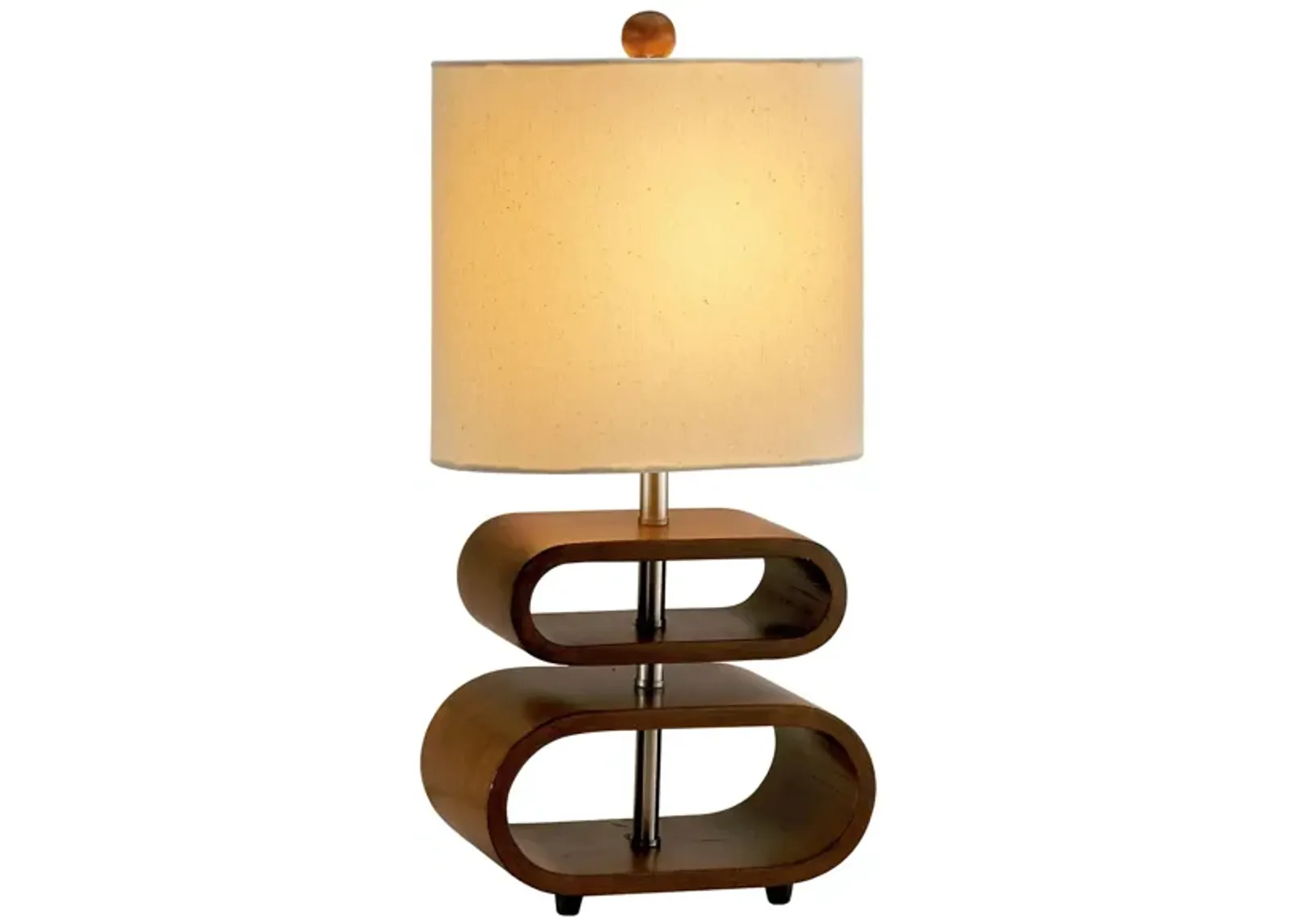 Rhythm Table Lamp in Walnut by Adesso Inc