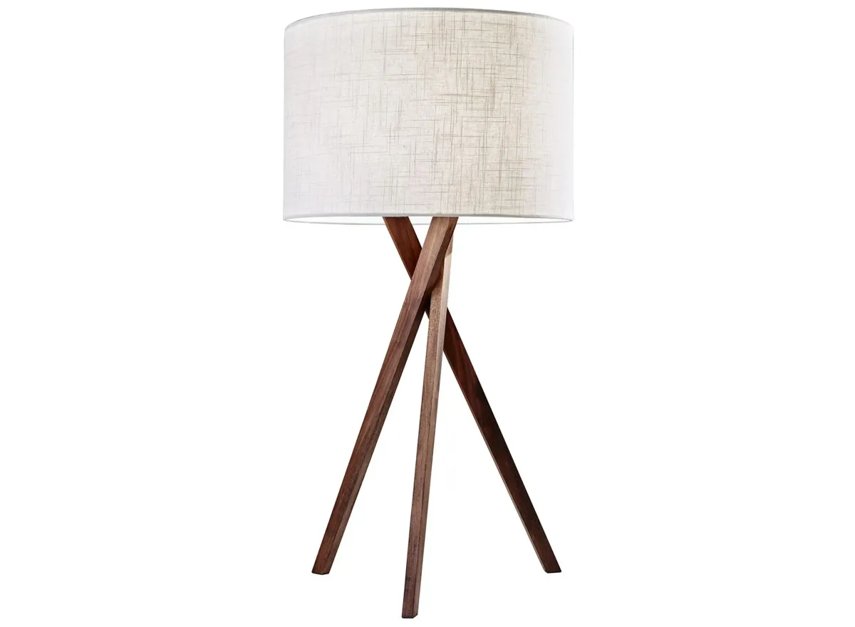 Brooklyn Table Lamp in Walnut by Adesso Inc