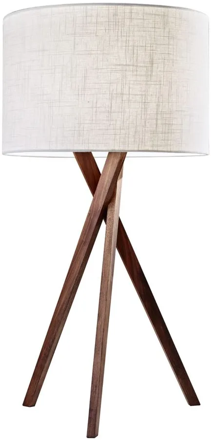 Brooklyn Table Lamp in Walnut by Adesso Inc