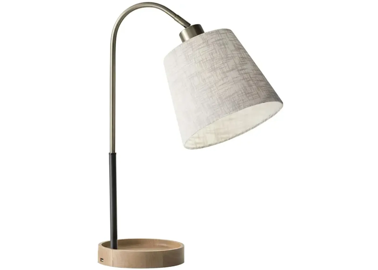 Jeffrey Table Lamp in Brass by Adesso Inc