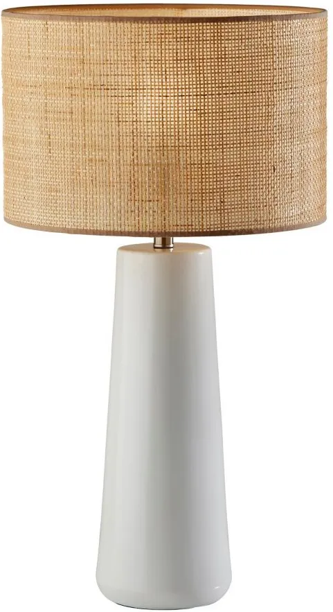 Sheffield Tall Table Lamp in White by Adesso Inc