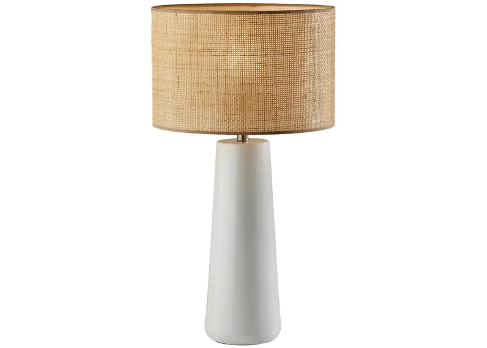 Sheffield Tall Table Lamp in White by Adesso Inc