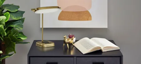 Radley LED Desk Lamp in Antique Brass by Adesso Inc