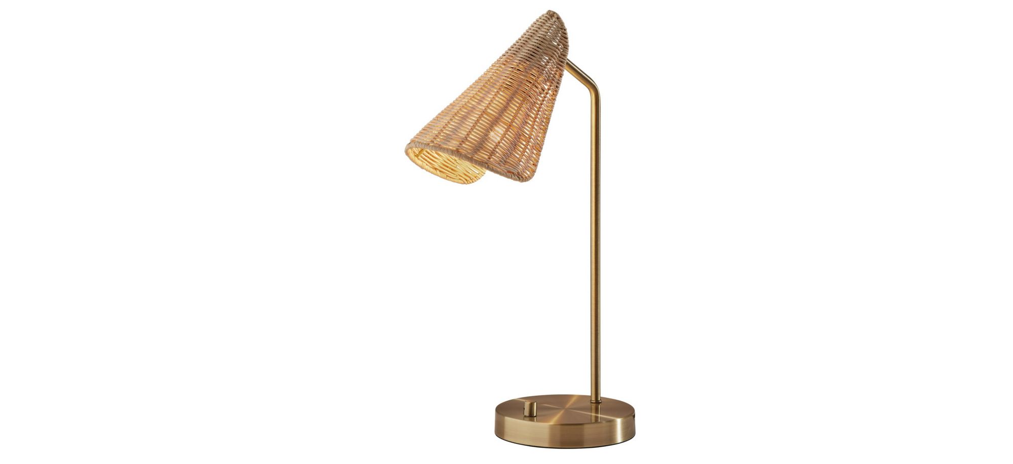 Cove Desk Lamp in Antique Brass by Adesso Inc