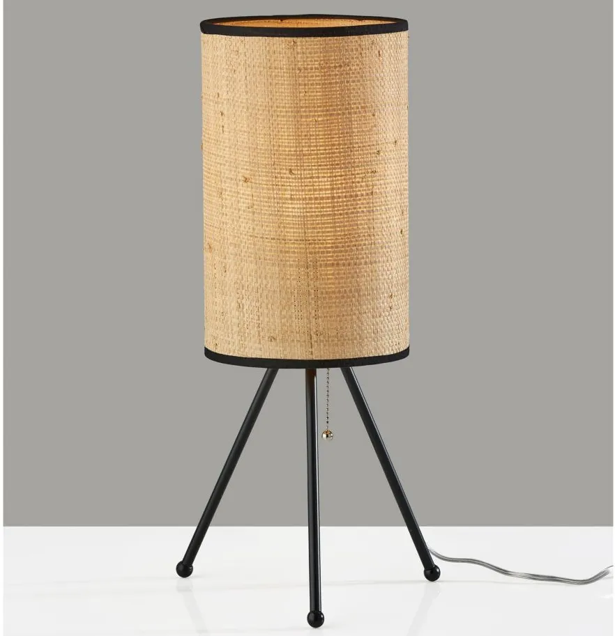 Huey Table Lamp in Black by Adesso Inc