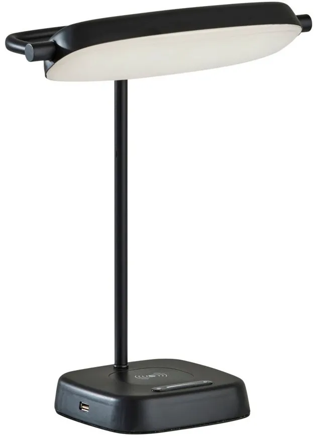 Radley LED Charge Desk Lamp in Black by Adesso Inc