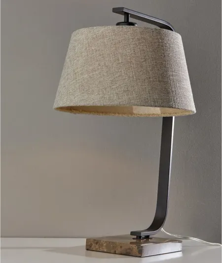Bernard Table Lamp in Black by Adesso Inc