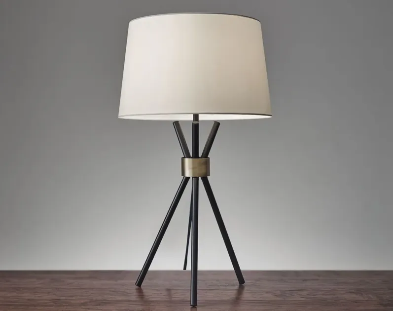 Benson Table Lamp in Black by Adesso Inc