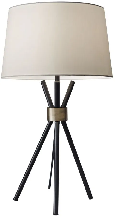 Benson Table Lamp in Black by Adesso Inc