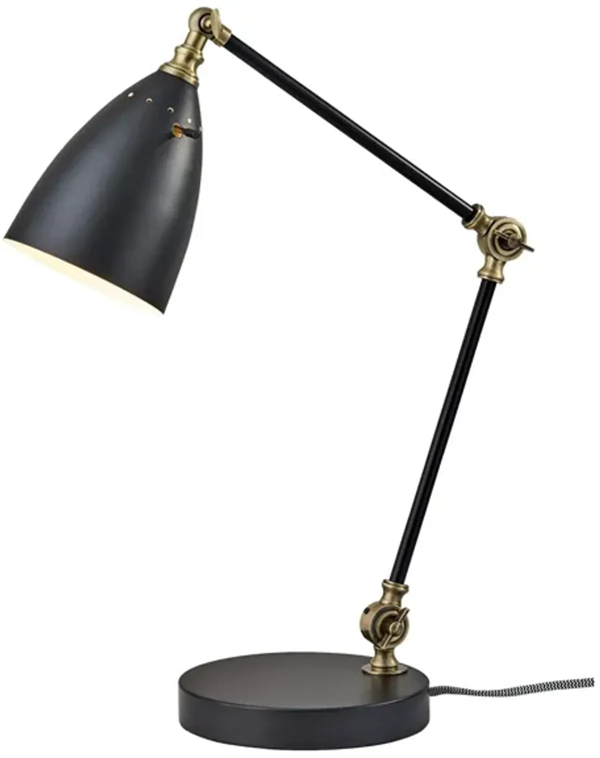 Boston Desk Lamp in Black by Adesso Inc