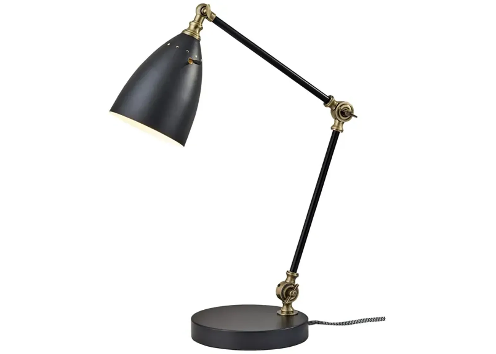 Boston Desk Lamp in Black by Adesso Inc