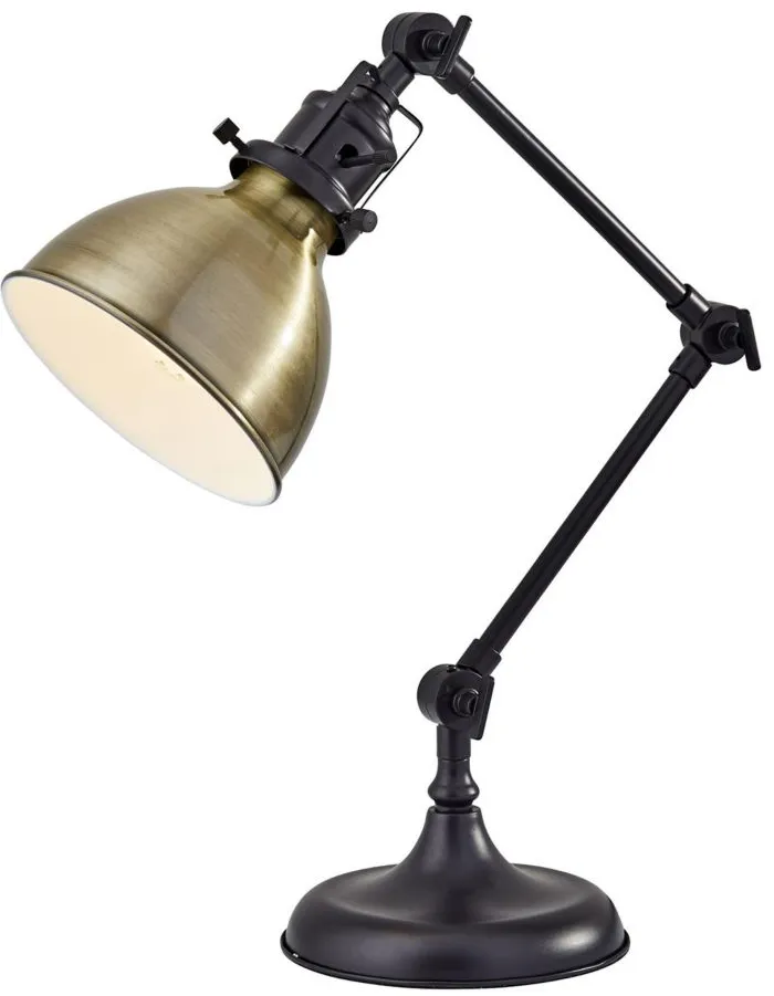 Alden Desk Lamp in Antique Bronze by Adesso Inc