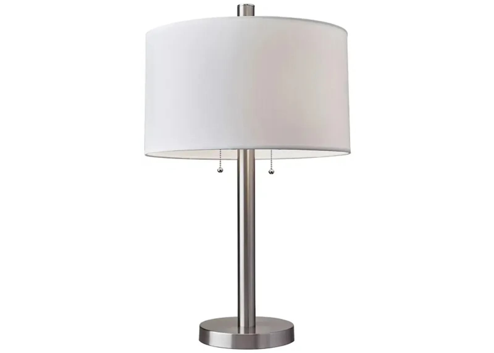 Boulevard Table Lamp in Brushed Steel by Adesso Inc