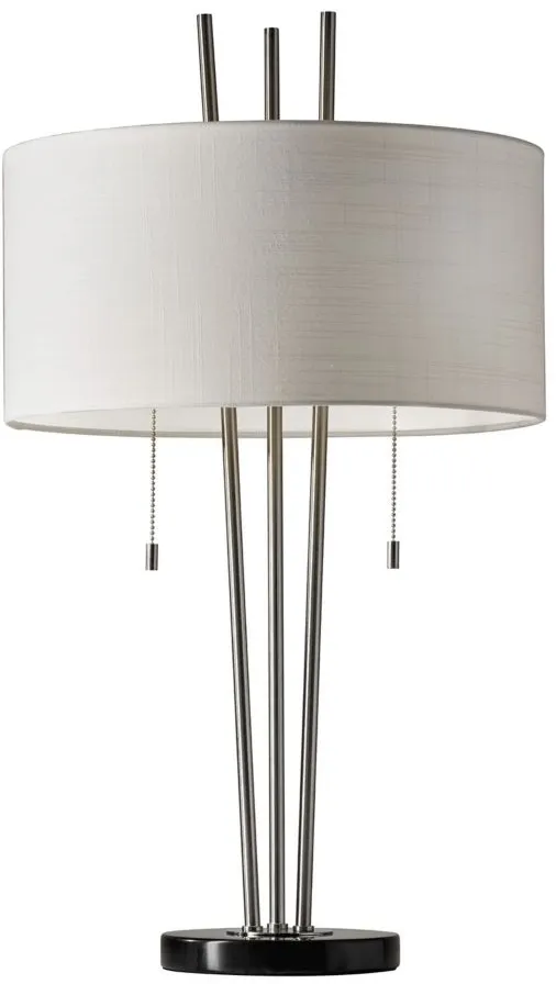 Anderson Table Lamp in Brushed Steel by Adesso Inc
