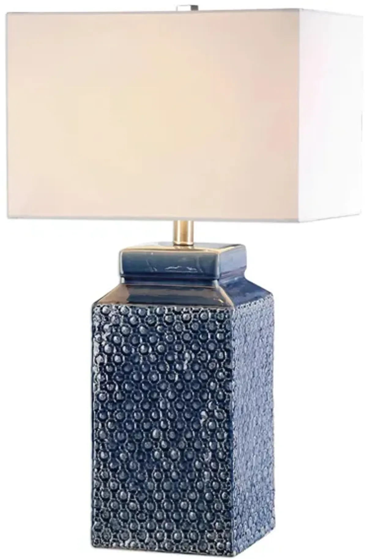 Pero Lamp in Sapphire Blue by Uttermost