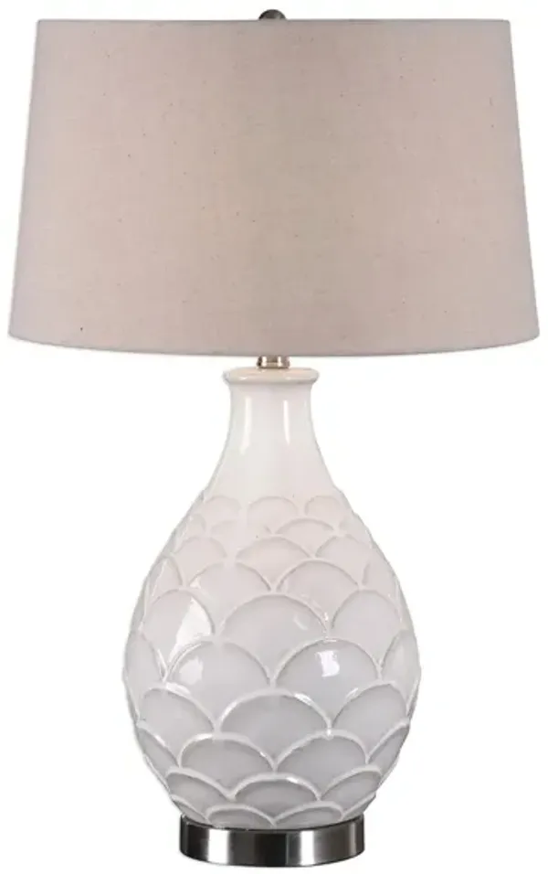 Camellia Glossed Table Lamp