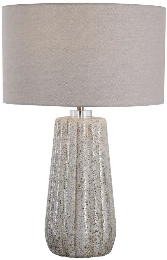 Pikes Table Lamp in Stone-Ivory by Uttermost