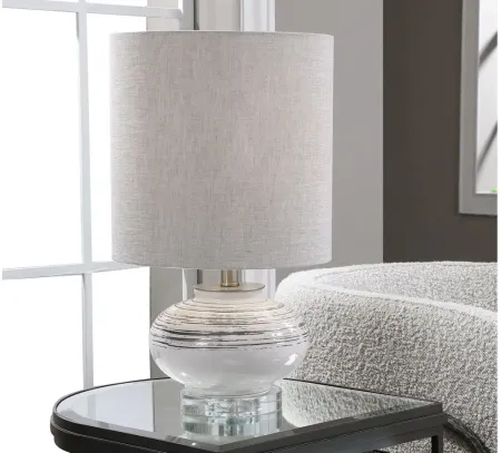 Lenta Accent Lamp in Off-White by Uttermost