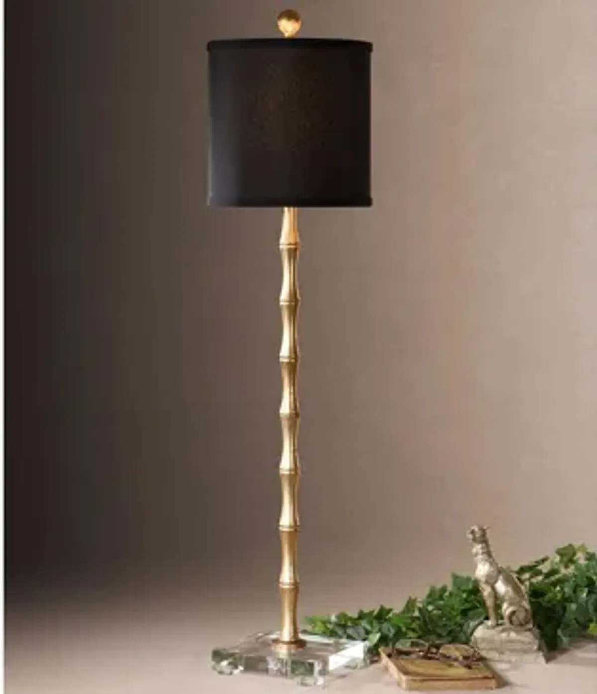 Quindici Metal Bamboo Buffet Lamp