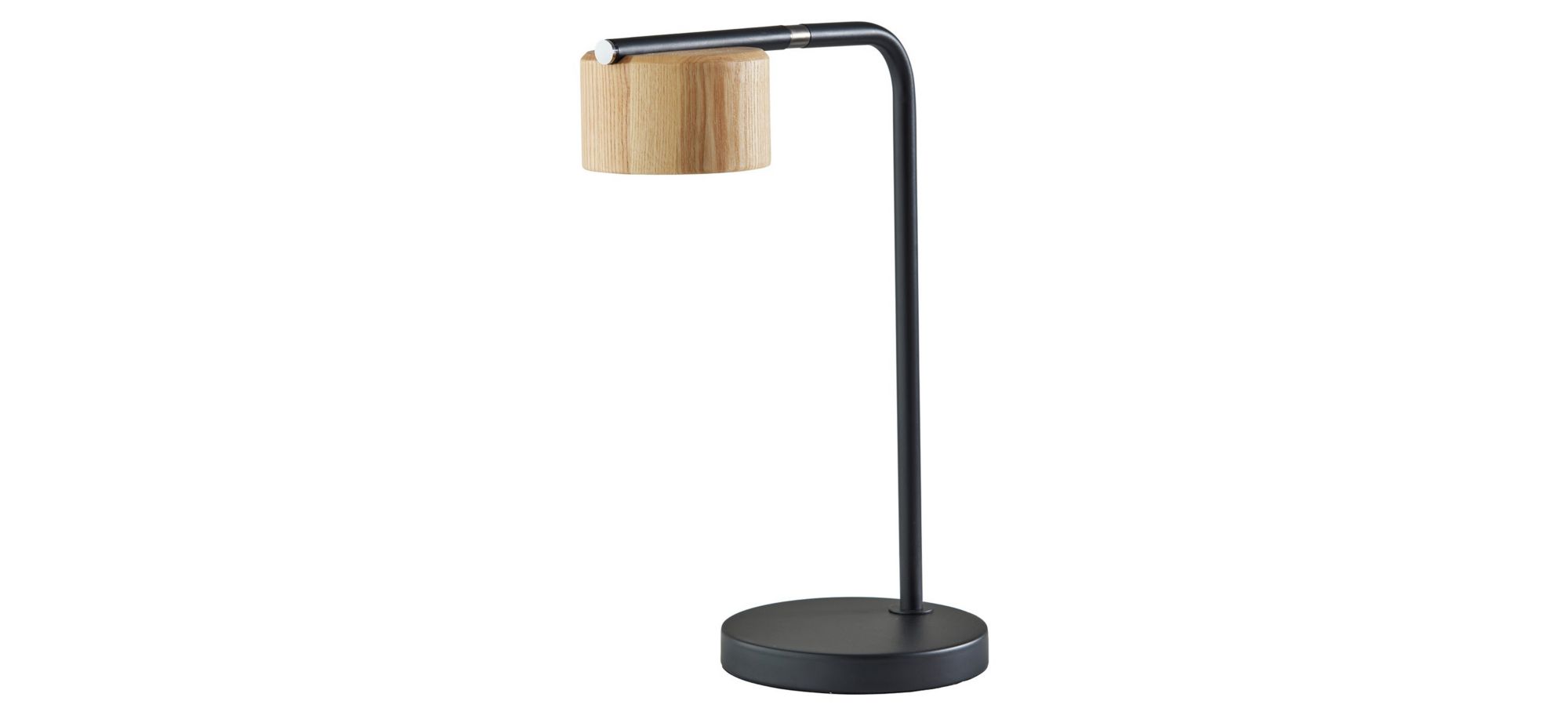 Roman LED Desk Lamp in Black by Adesso Inc