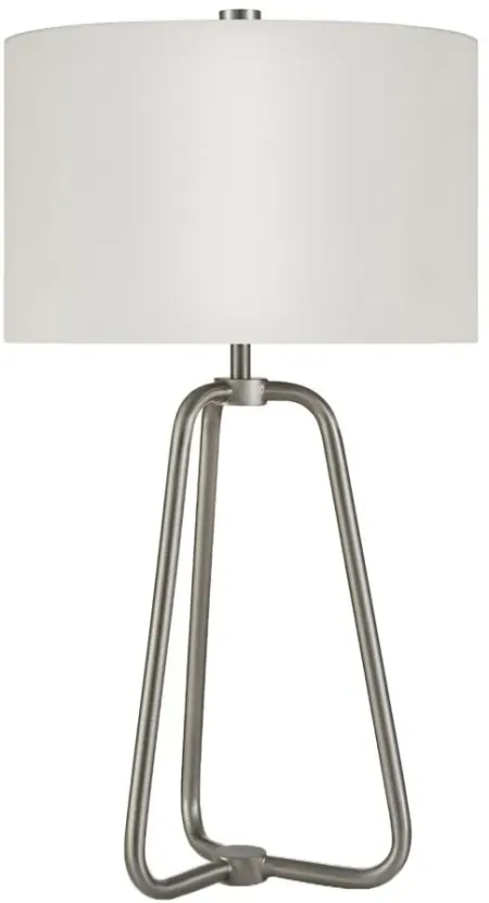 Mari Table Lamp in Brushed Nickel by Hudson & Canal