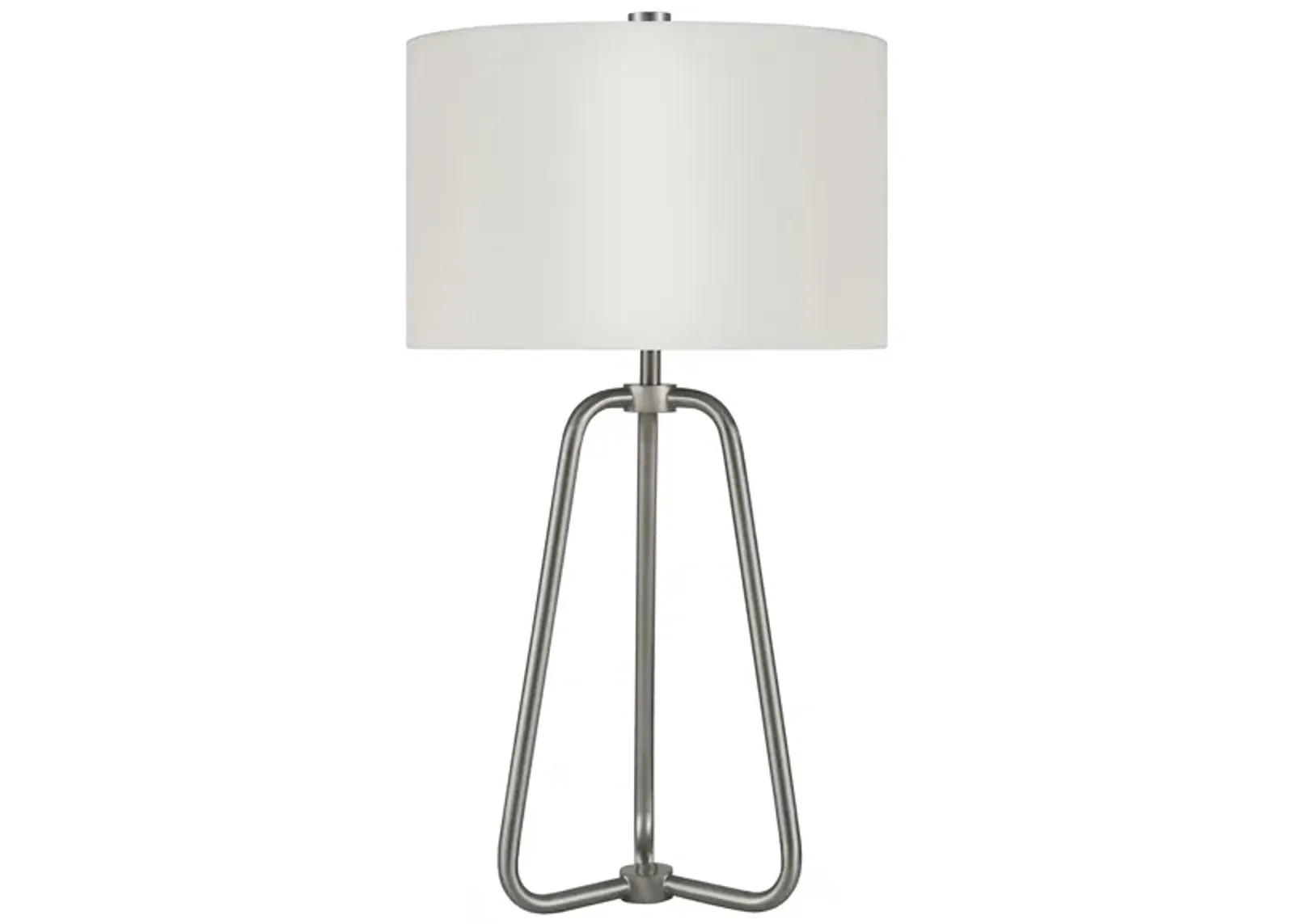 Mari Table Lamp in Brushed Nickel by Hudson & Canal