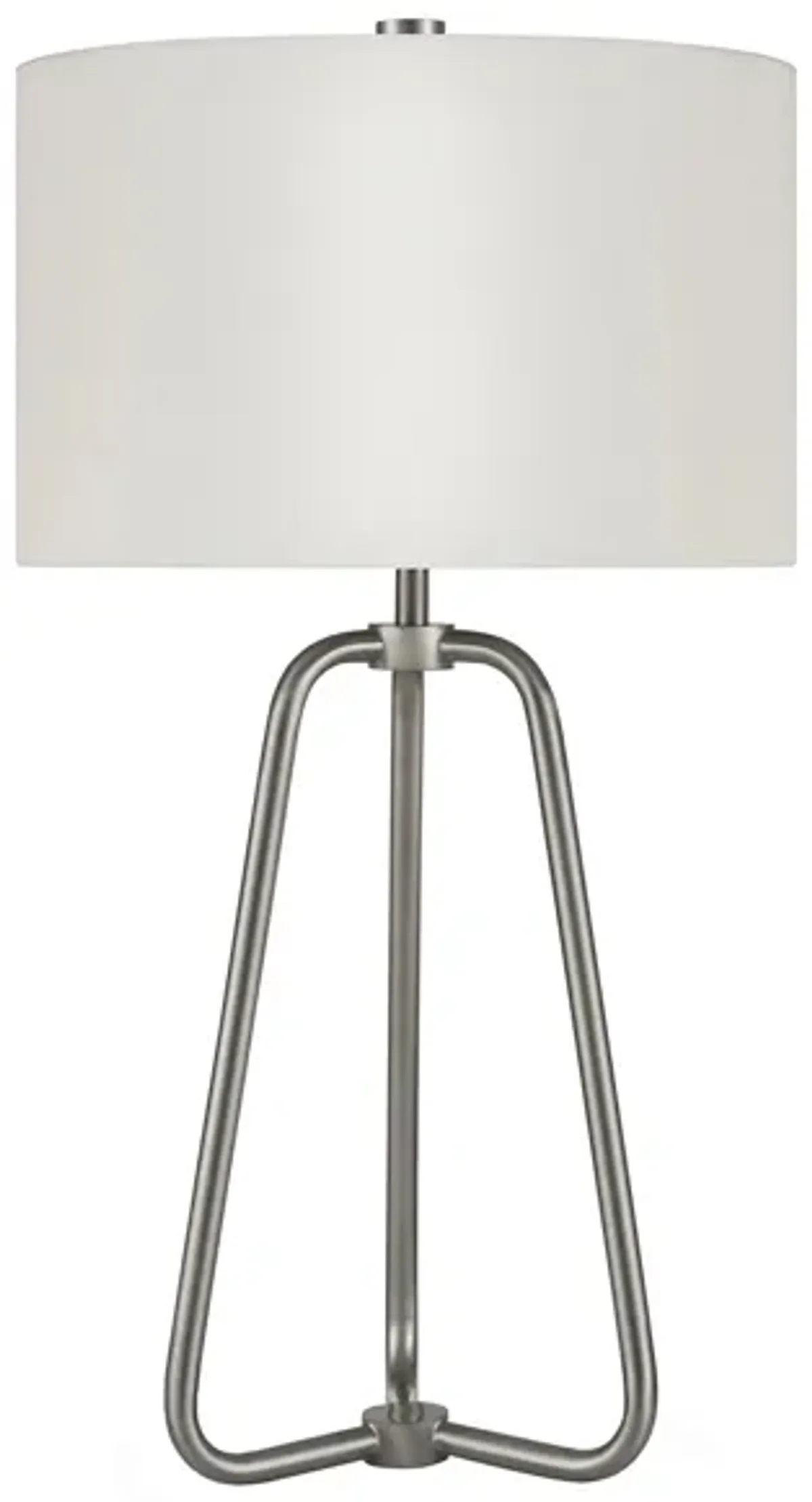 Mari Table Lamp in Brushed Nickel by Hudson & Canal