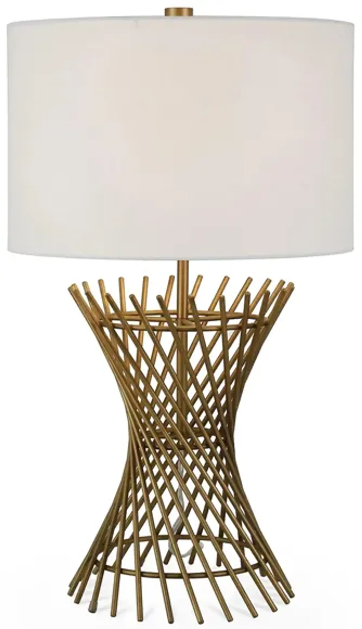 Roma Table Lamp in Antique Brass by Hudson & Canal