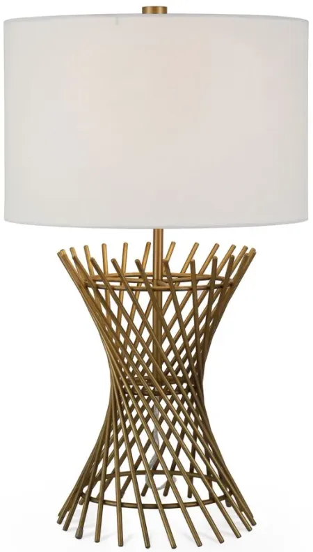 Roma Table Lamp in Antique Brass by Hudson & Canal
