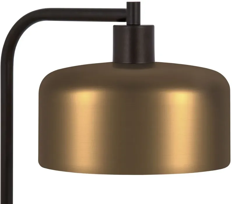 Bjoern Table Lamp in Blackened Bronze by Hudson & Canal