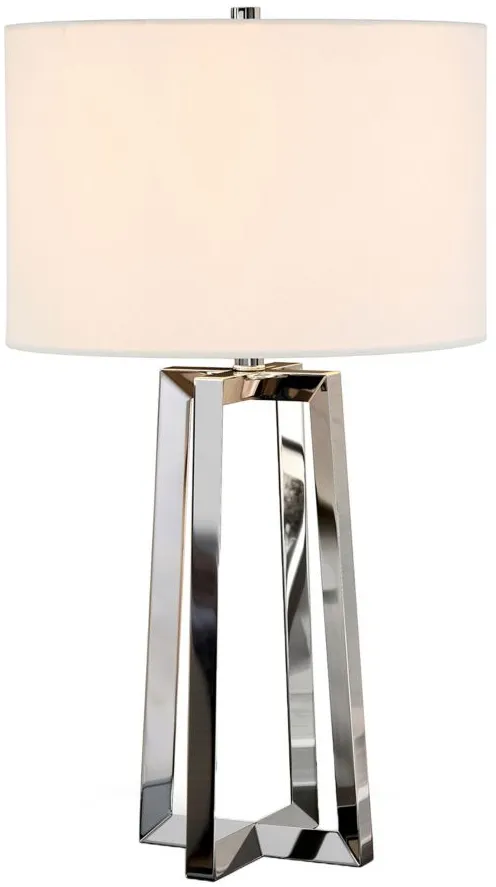 Mariska Table Lamp in Polished Nickel by Hudson & Canal