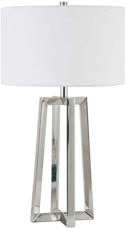 Mariska Table Lamp in Polished Nickel by Hudson & Canal
