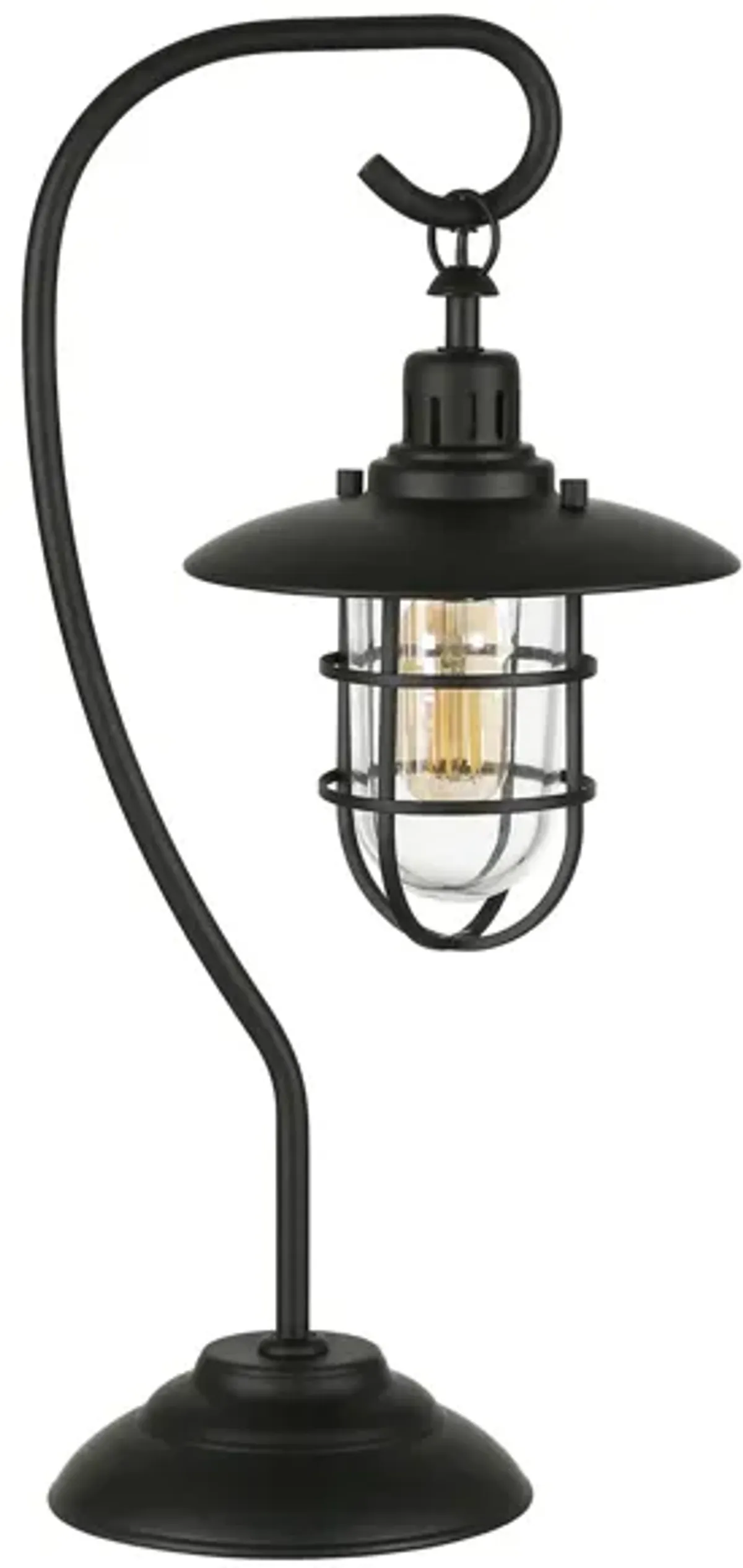 Darwin Nautical Lantern Lamp in Blackened Bronze by Hudson & Canal