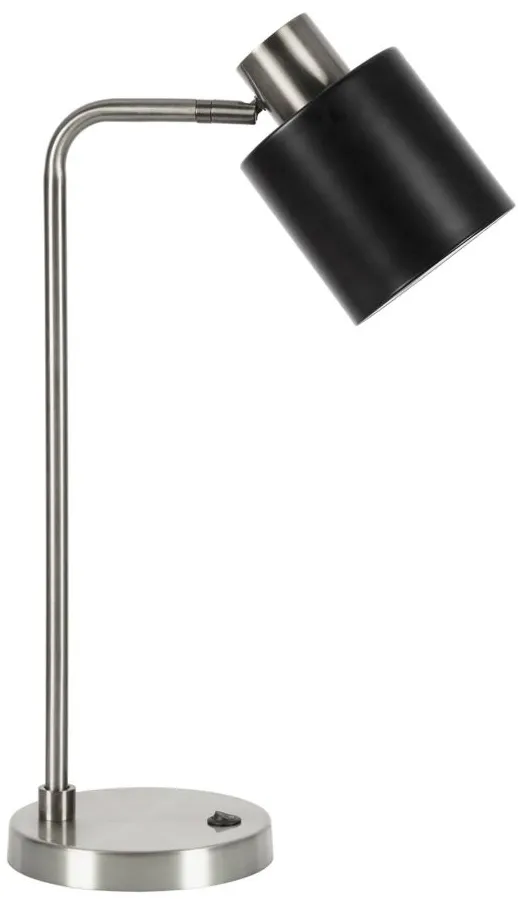 Yadon Table Lamp in Nickel by Hudson & Canal