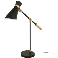 Edmund Table Lamp in Black/Brass by Hudson & Canal