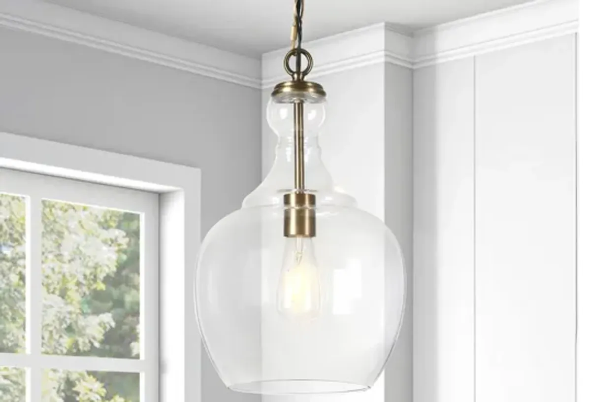 Santos Clear Glass Pendant