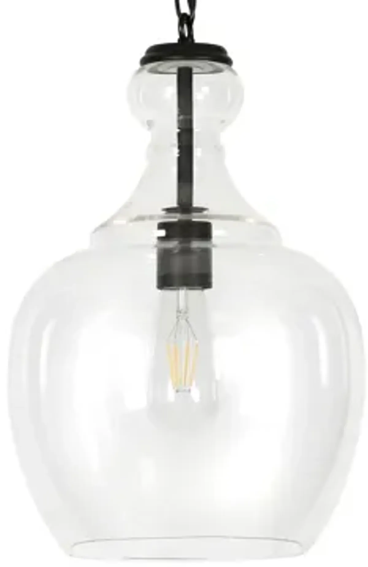 Santos Clear Glass Pendant