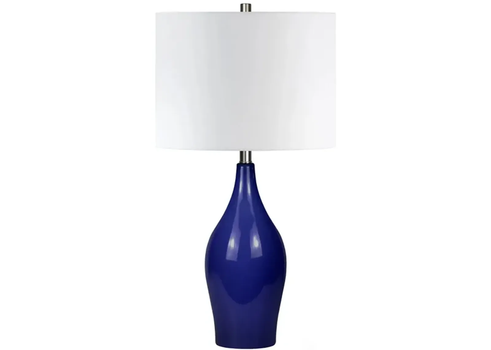 Greta Porcelain Table Lamp in Navy Blue by Hudson & Canal