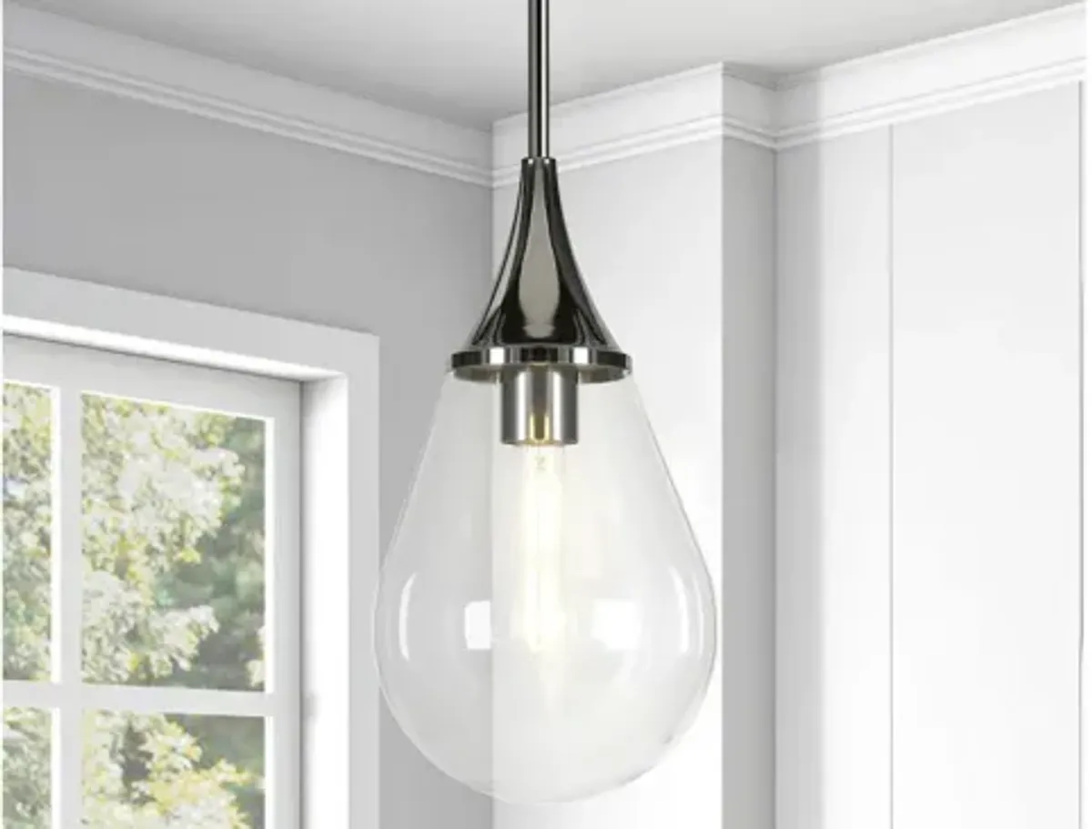 Deepa Clear Glass Pendant