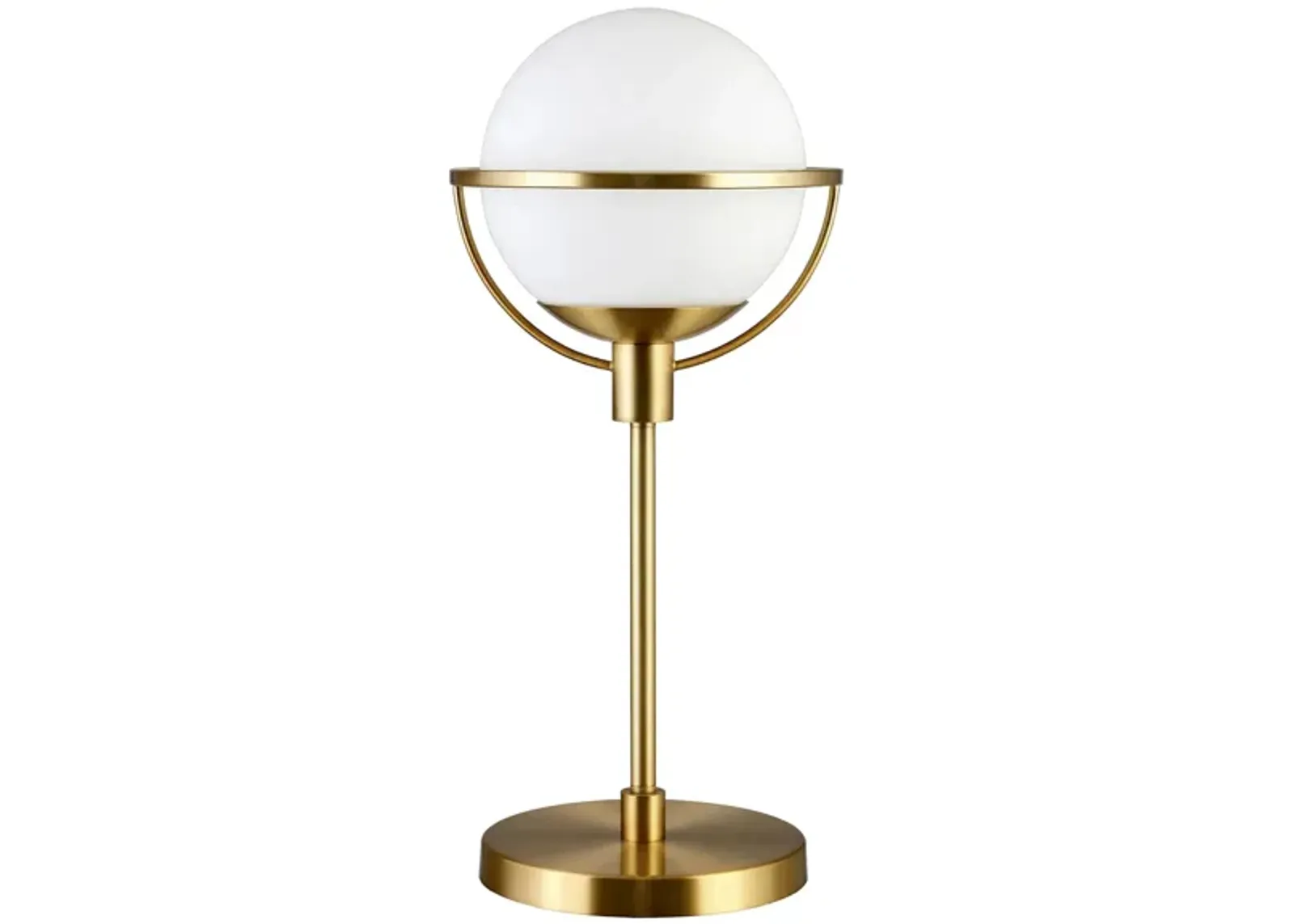 Limbani Globe & Stem Table Lamp in Brass by Hudson & Canal