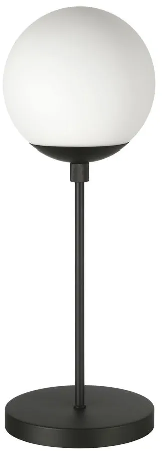 Klaudia Globe & Stem Table Lamp in Blackened Bronze by Hudson & Canal