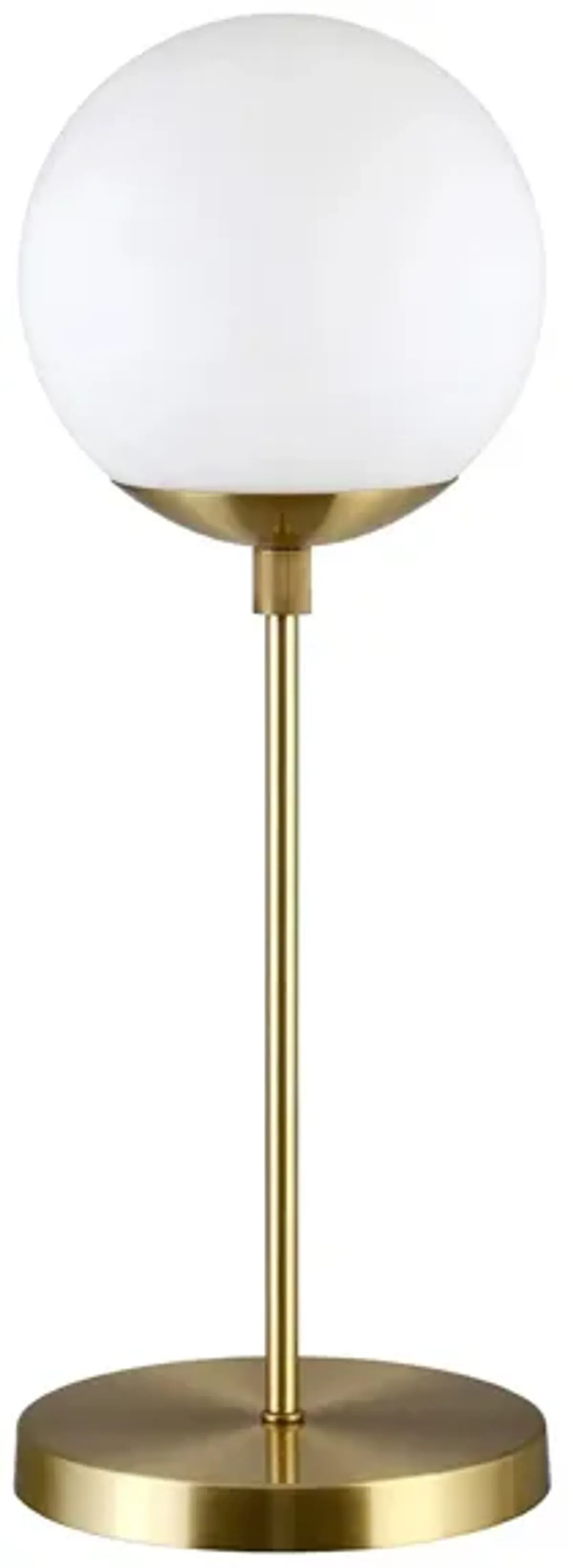 Klaudia Globe & Stem Table Lamp in Brass by Hudson & Canal