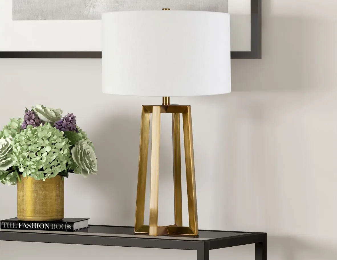 Mariska Table Lamp in Brass by Hudson & Canal